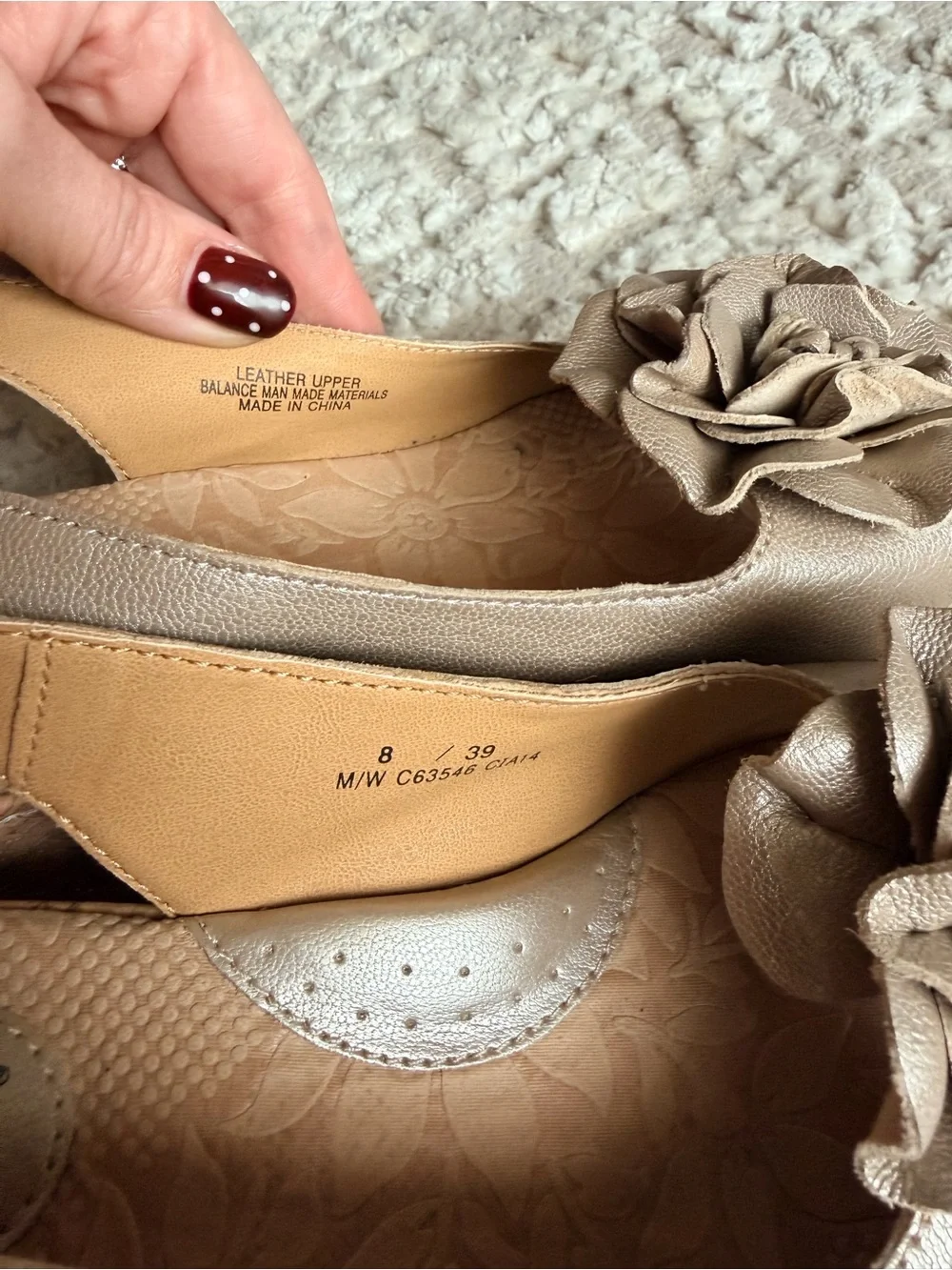 b.o.c. slingback wedges
